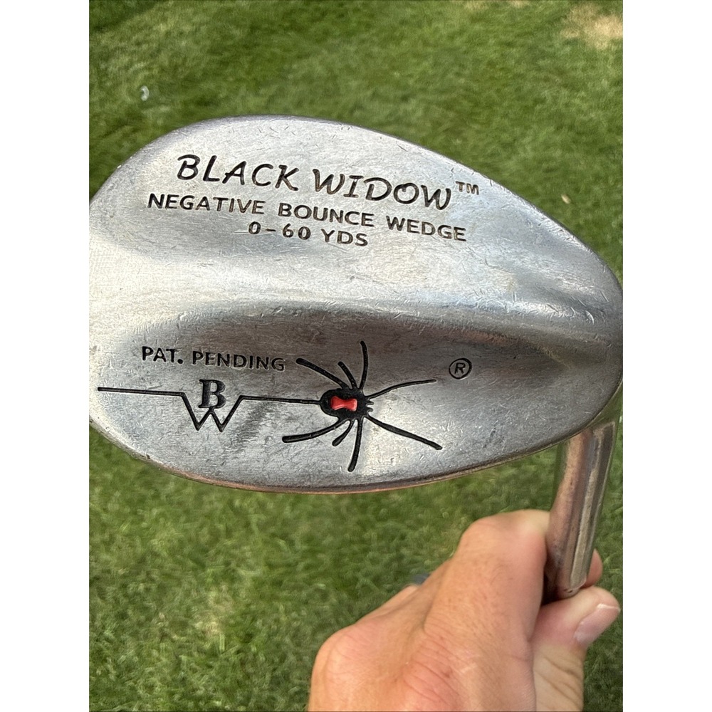 Black Widow Golf Negative Bounce Wedge 0-60 Yds Graphite Shaft 35" RH